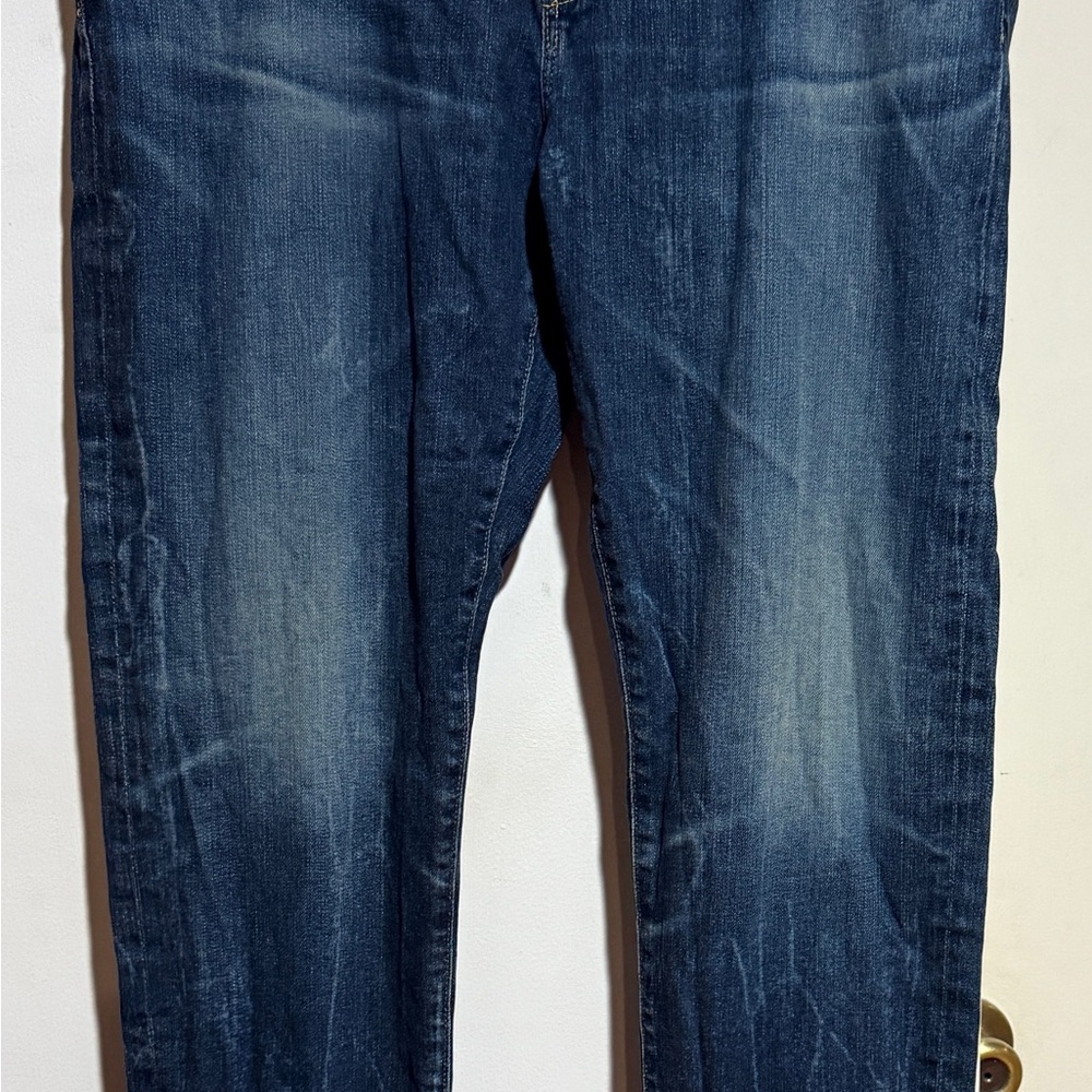 Ag Adriano Goldschmied Dark Blue Straight Jeans